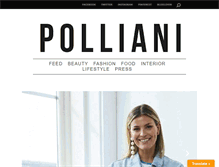 Tablet Screenshot of polliani.com